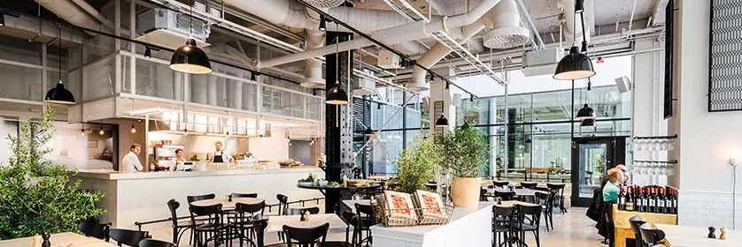 仲博cbin助力斯德哥尔摩的法国工业风餐厅Usine