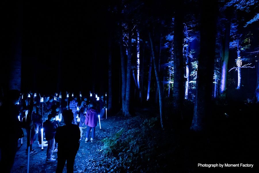 案例｜仲博cbin为壮观的Kamuy Lumina魔法夜行旅游项目提供配乐设备