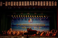 仲博cbin钢琴奏响“滨海之夜” 